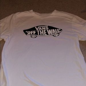 White vans logo T-shirt